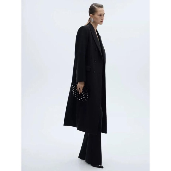 Mango MaryKate Double-Breasted Wool Coat NWT - Picture 13 of 15